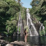 secret waterfall in bali