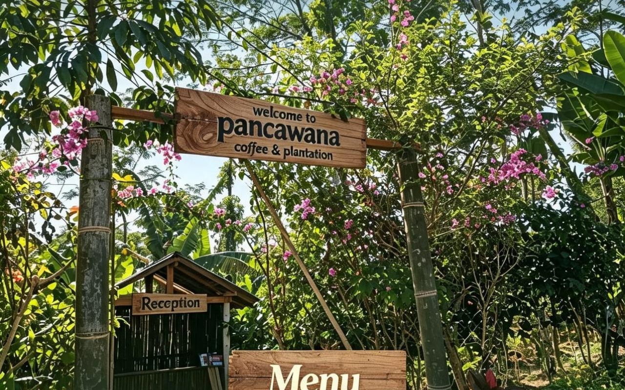 entrance pancawana coffee